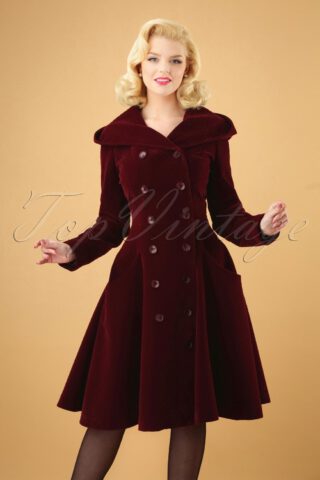 50s Erin Herringbone Coat in Green Vintage jassen.nl 50s Erin Herringbone Coat in Green Vintage jassen.nl
