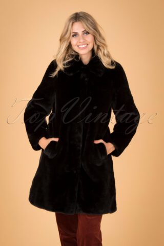 30s Elvira Coat in Black Vintage jassen.nl 30s Elvira Coat in Black Vintage jassen.nl